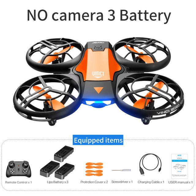 V8 New Mini Drone 4k profession HD Wide Angle Camera 1080P WiFi fpv Drone Camera Height Keep Drones Camera Helicopter Toys