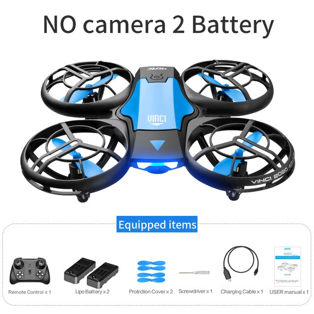 V8 New Mini Drone 4k profession HD Wide Angle Camera 1080P WiFi fpv Drone Camera Height Keep Drones Camera Helicopter Toys