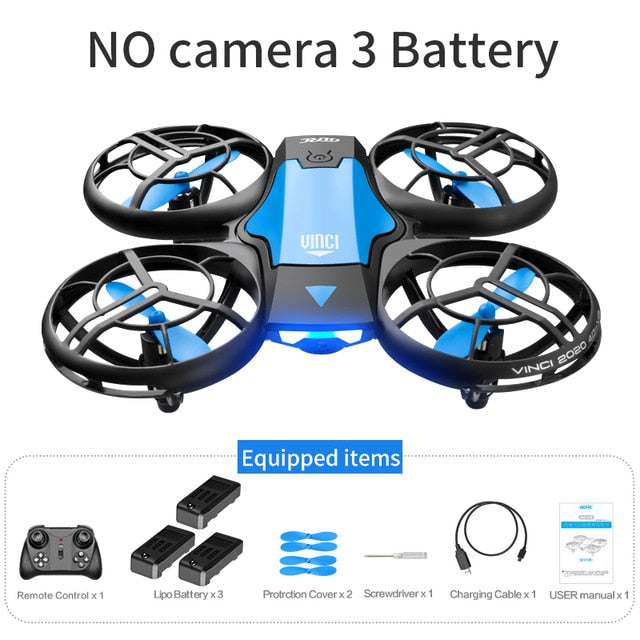V8 New Mini Drone 4k profession HD Wide Angle Camera 1080P WiFi fpv Drone Camera Height Keep Drones Camera Helicopter Toys