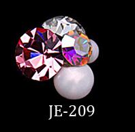 2021 New 10pcs Crystal Bright Pearl Nail Rhinestone Alloy Nail Art Decorations Glitter DIY 3D CJE Nail Jewelry Pendant