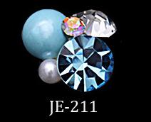 2021 New 10pcs Crystal Bright Pearl Nail Rhinestone Alloy Nail Art Decorations Glitter DIY 3D CJE Nail Jewelry Pendant