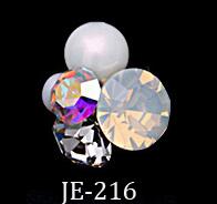 2021 New 10pcs Crystal Bright Pearl Nail Rhinestone Alloy Nail Art Decorations Glitter DIY 3D CJE Nail Jewelry Pendant