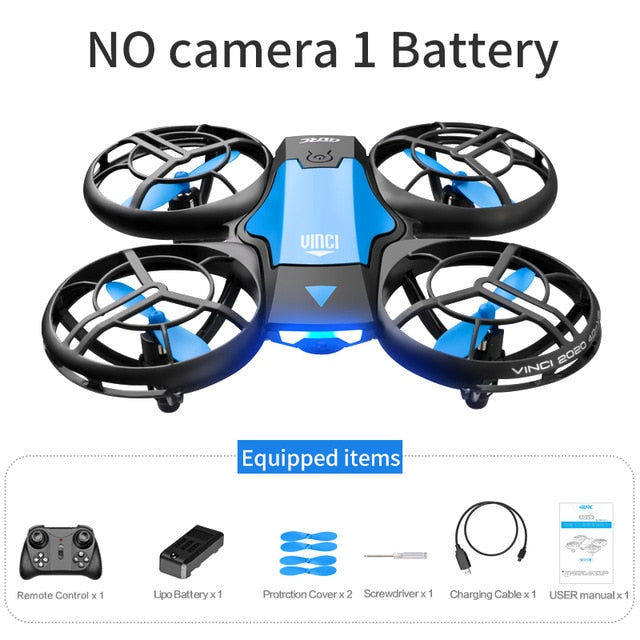 V8 New Mini Drone 4k profession HD Wide Angle Camera 1080P WiFi fpv Drone Camera Height Keep Drones Camera Helicopter Toys