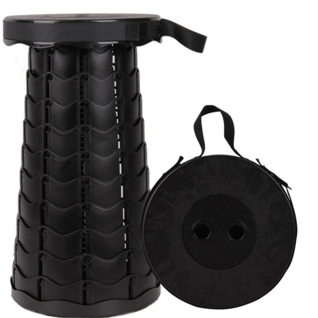 Outdoor Furniture Retractable Stool Chairs Portable Stool Lounge Folding Chair Camping Stool Foldable Convenient Fishing Chair