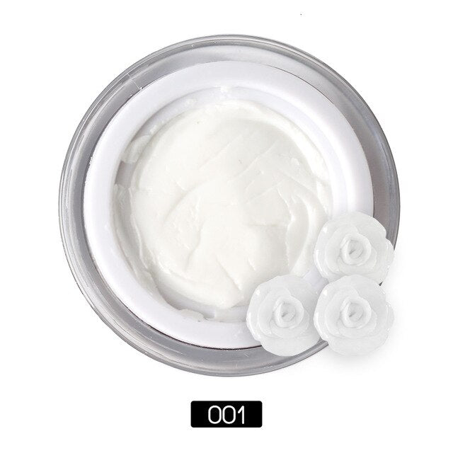 Beautilux 1pc 4D Sculpture Plasticine Gum Soak Off Gel Nail Polish Nails Art Supply 10g