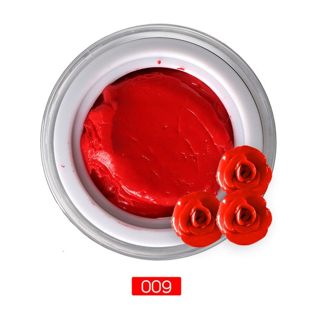 Beautilux 1pc 4D Sculpture Plasticine Gum Soak Off Gel Nail Polish Nails Art Supply 10g