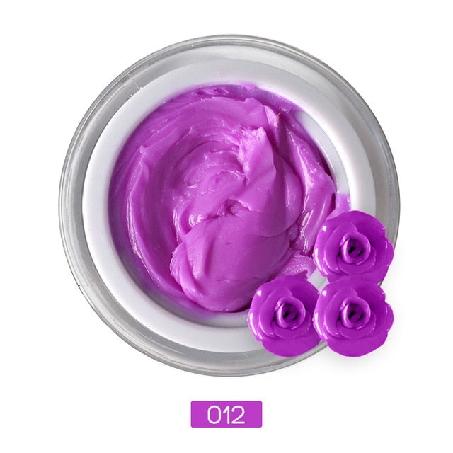 Beautilux 1pc 4D Sculpture Plasticine Gum Soak Off Gel Nail Polish Nails Art Supply 10g
