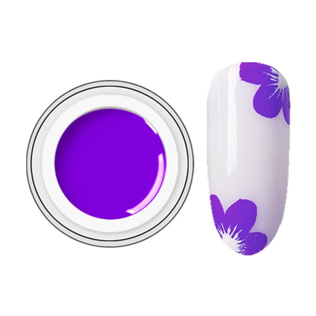 Beautilux Nail Art Painting Gel Tight Dense One Layer Color Soak Off UV LED Salon Nails Design Gels Lacquer Varnish Supply 10g