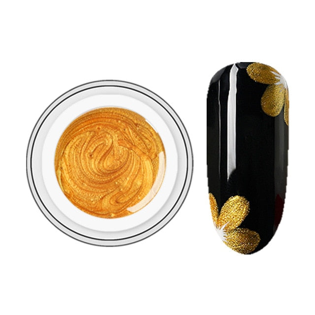 Beautilux Nail Art Painting Gel Tight Dense One Layer Color Soak Off UV LED Salon Nails Design Gels Lacquer Varnish Supply 10g