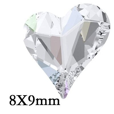 20pcs Crystal Nail Diamond Pixie Strass Clear Glass Rhinestones For 3D Nails Art Decorations Supplies Jewelry Rhinestone