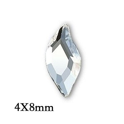 20pcs Crystal Nail Diamond Pixie Strass Clear Glass Rhinestones For 3D Nails Art Decorations Supplies Jewelry Rhinestone