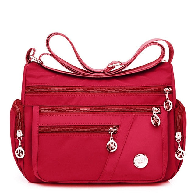 2020 Fashion Women Shoulder Messenger Bag Waterproof Nylon Oxford Crossbody Bag Handbags Large Capacity Travel Bags Purse Wallet