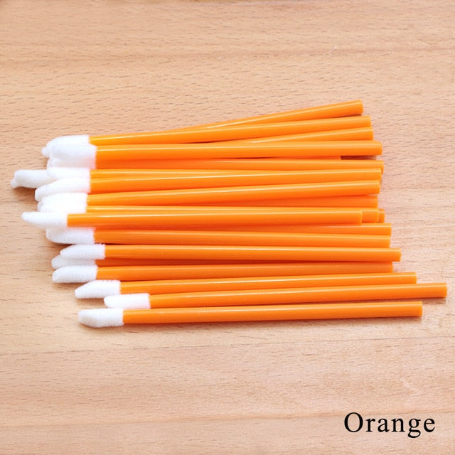 50pcs Disposable Eyelashes brush Individual Lash Removing Cleaning Mascara Applicator Makeup Brushes For Eyelash Extension Tool