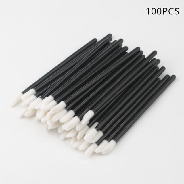 50pcs Disposable Eyelashes brush Individual Lash Removing Cleaning Mascara Applicator Makeup Brushes For Eyelash Extension Tool