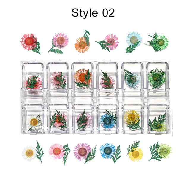 1Box Dried Flower Dry Plants For Epoxy UV Resin Pendant Necklace Jewelry Making Craft DIY Nail Art Decoration Supply Accessories