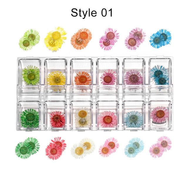1Box Dried Flower Dry Plants For Epoxy UV Resin Pendant Necklace Jewelry Making Craft DIY Nail Art Decoration Supply Accessories