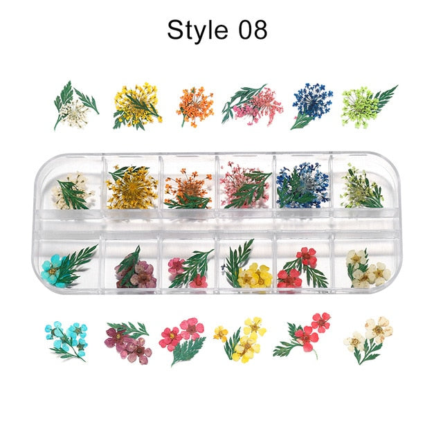 1Box Dried Flower Dry Plants For Epoxy UV Resin Pendant Necklace Jewelry Making Craft DIY Nail Art Decoration Supply Accessories