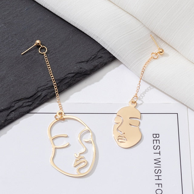 Fashion Statement Earrings Large Geometric Earrings For Women Hanging Dangle Earrings Drop Earrings 2020 Modern Female Jewelry