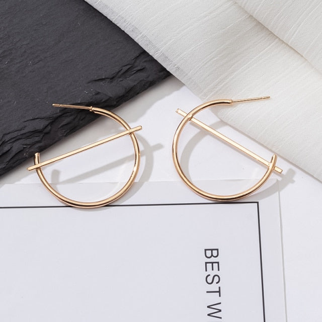 Fashion Statement Earrings Large Geometric Earrings For Women Hanging Dangle Earrings Drop Earrings 2020 Modern Female Jewelry
