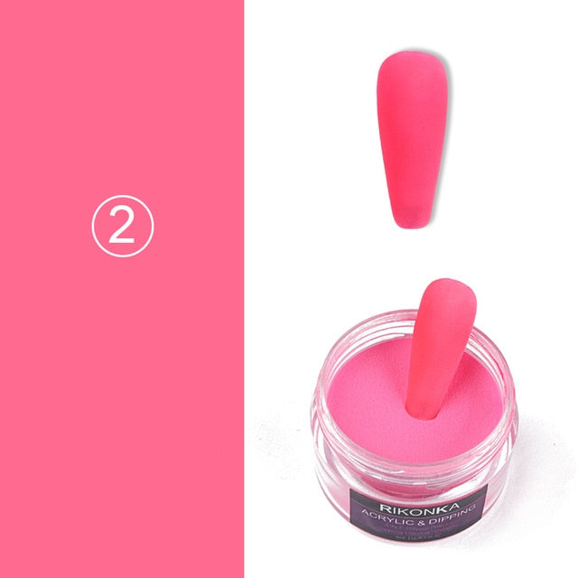 15g Acrylic Powder For Nail Extension Carving Valentines Day Nail Design Dipping Powder Pigment Dust Professional Nail Supplies