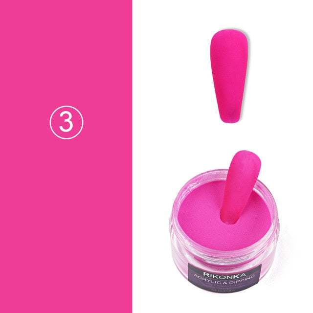 15g Acrylic Powder For Nail Extension Carving Valentines Day Nail Design Dipping Powder Pigment Dust Professional Nail Supplies
