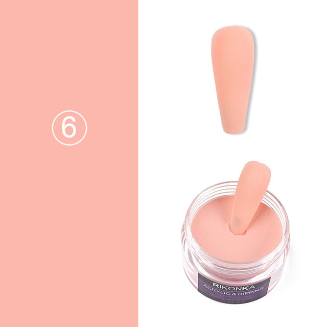 15g Acrylic Powder For Nail Extension Carving Valentines Day Nail Design Dipping Powder Pigment Dust Professional Nail Supplies