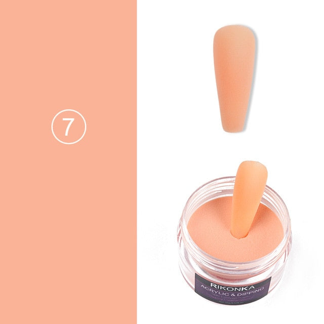 15g Acrylic Powder For Nail Extension Carving Valentines Day Nail Design Dipping Powder Pigment Dust Professional Nail Supplies