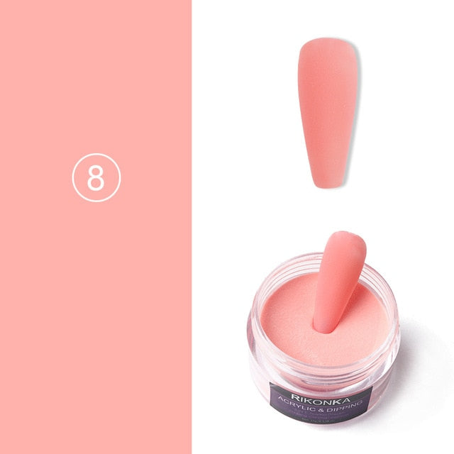 15g Acrylic Powder For Nail Extension Carving Valentines Day Nail Design Dipping Powder Pigment Dust Professional Nail Supplies
