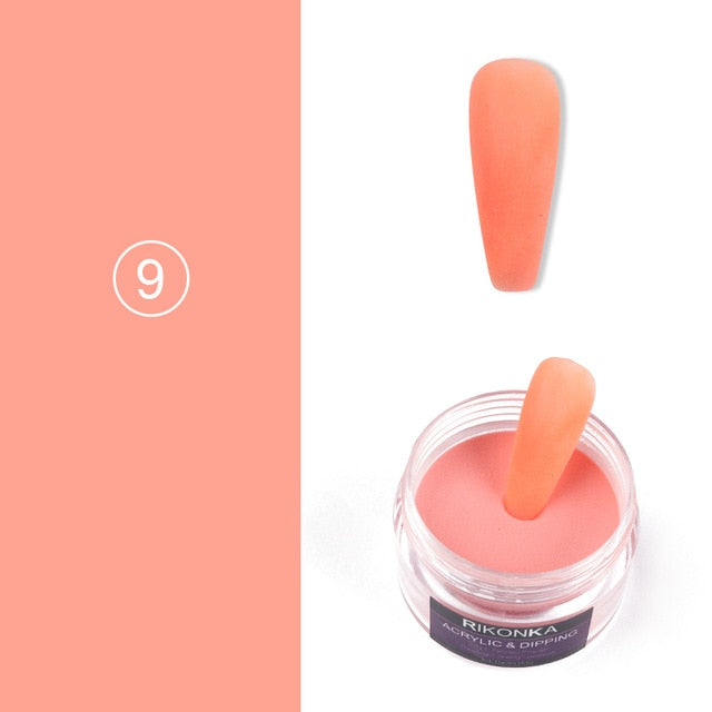 15g Acrylic Powder For Nail Extension Carving Valentines Day Nail Design Dipping Powder Pigment Dust Professional Nail Supplies