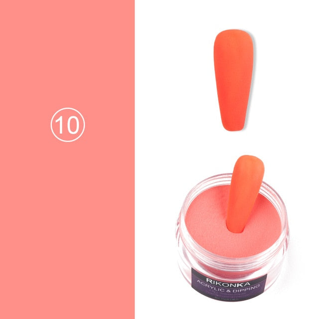15g Acrylic Powder For Nail Extension Carving Valentines Day Nail Design Dipping Powder Pigment Dust Professional Nail Supplies