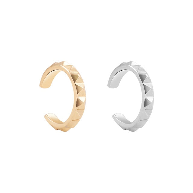 2020 New Fashion Pearl Ear Cuff Bohemia Stackable C Shaped CZ Rhinestone Small Earcuffs Clip Earrings for Women Wedding Jewelry