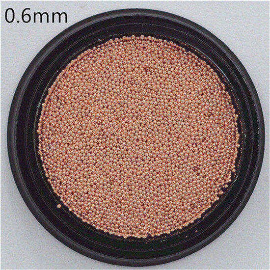 0.4-3.0mm Caviar Metal Beads Steel Ball Nail Studs CAVIAR BEADS ROSE GOLD sliver black 3D Nail Art manicure diy supplies tools