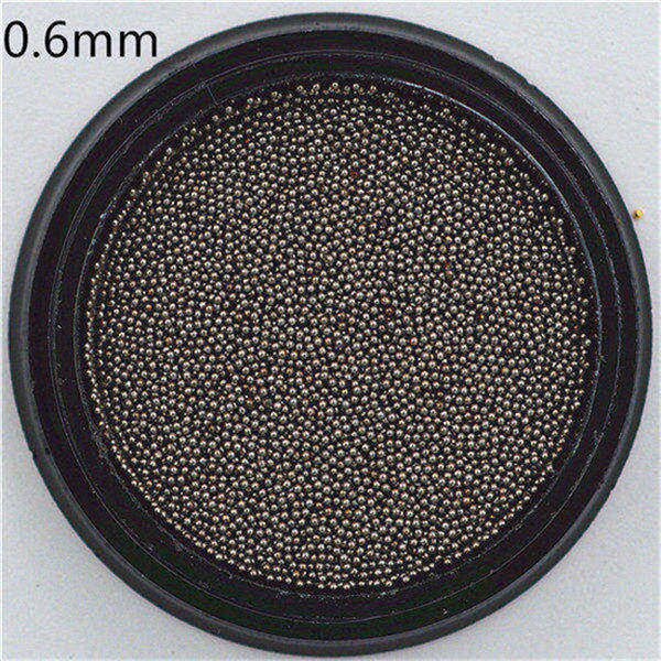 0.4-3.0mm Caviar Metal Beads Steel Ball Nail Studs CAVIAR BEADS ROSE GOLD sliver black 3D Nail Art manicure diy supplies tools