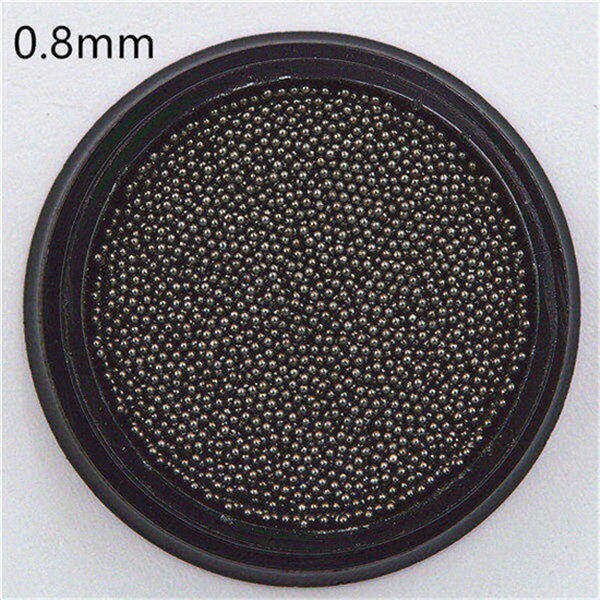 0.4-3.0mm Caviar Metal Beads Steel Ball Nail Studs CAVIAR BEADS ROSE GOLD sliver black 3D Nail Art manicure diy supplies tools