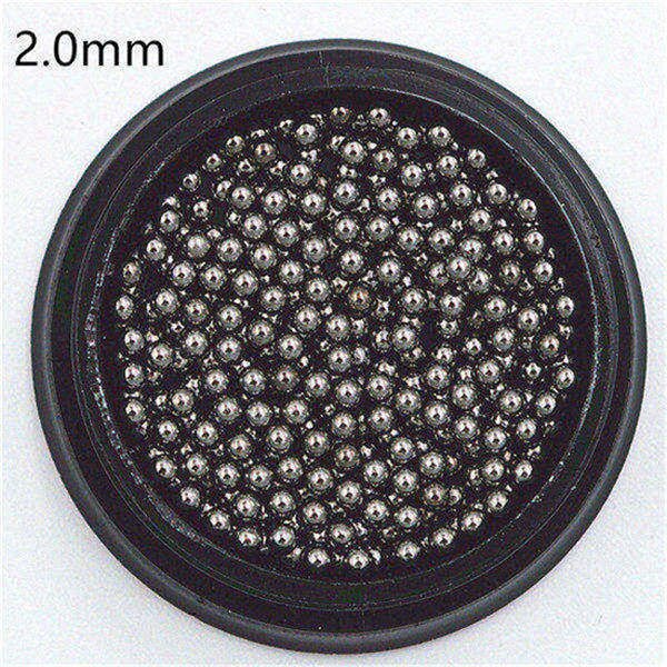 0.4-3.0mm Caviar Metal Beads Steel Ball Nail Studs CAVIAR BEADS ROSE GOLD sliver black 3D Nail Art manicure diy supplies tools
