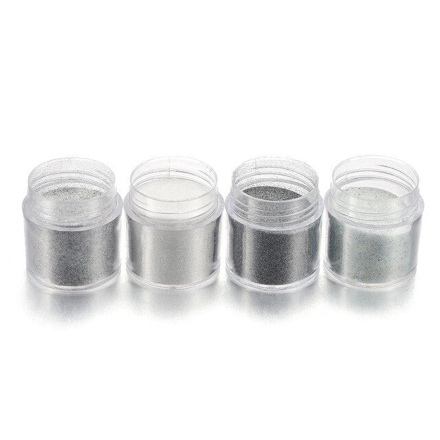 4 Bottles/set Glitter Sequin Powder UV Resin Epoxy Molds For Resin Nail Art Decoration Craft Jewelry Making Supplies Accessories