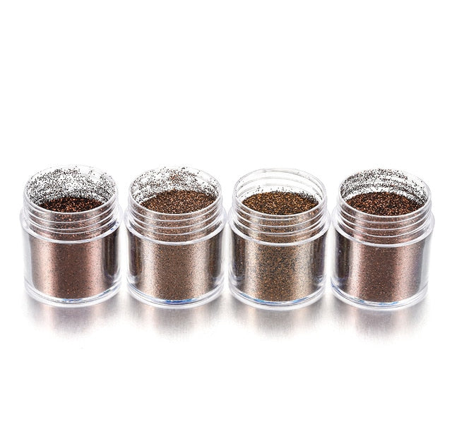 4 Bottles/set Glitter Sequin Powder UV Resin Epoxy Molds For Resin Nail Art Decoration Craft Jewelry Making Supplies Accessories
