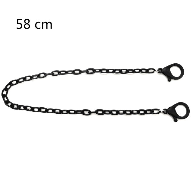 New Adjustable Acrylic Mask Lanyard Mask storage artifact Portable mask storage chain Student chains for storing masks holder