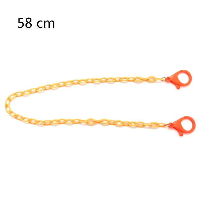 New Adjustable Acrylic Mask Lanyard Mask storage artifact Portable mask storage chain Student chains for storing masks holder