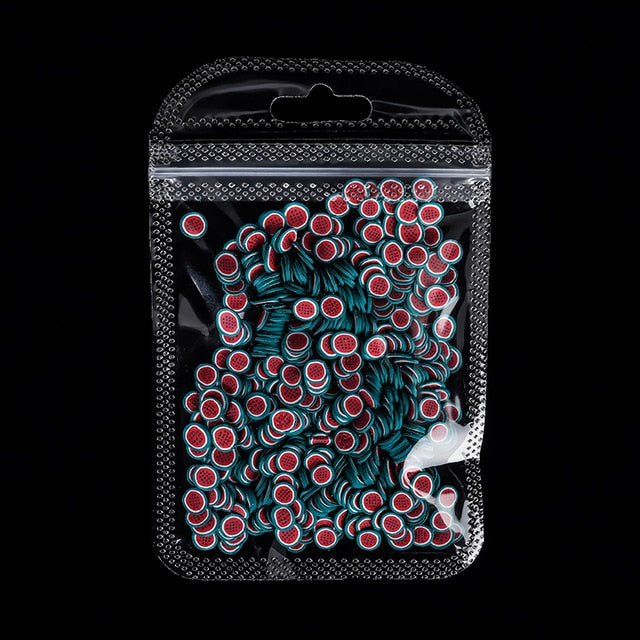 Nail Art Deco Fruit Slices Filler For Nail Art Slime Fruit Addition For Charm Slime Accessories Supplies Decoration Toy