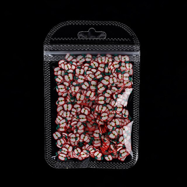 Nail Art Deco Fruit Slices Filler For Nail Art Slime Fruit Addition For Charm Slime Accessories Supplies Decoration Toy