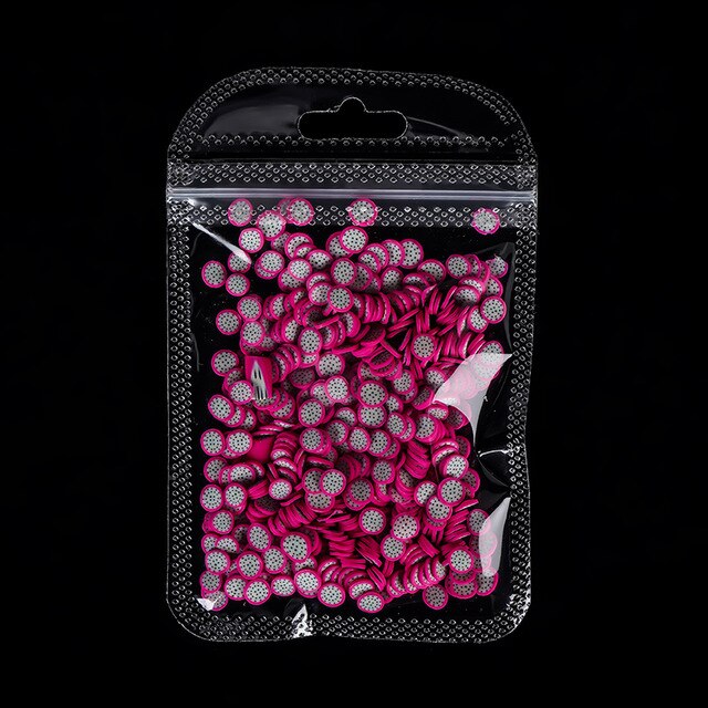 Nail Art Deco Fruit Slices Filler For Nail Art Slime Fruit Addition For Charm Slime Accessories Supplies Decoration Toy