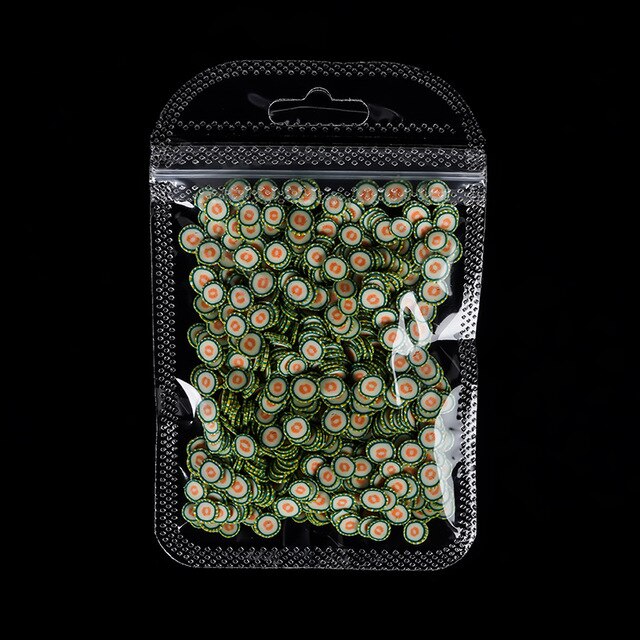 Nail Art Deco Fruit Slices Filler For Nail Art Slime Fruit Addition For Charm Slime Accessories Supplies Decoration Toy