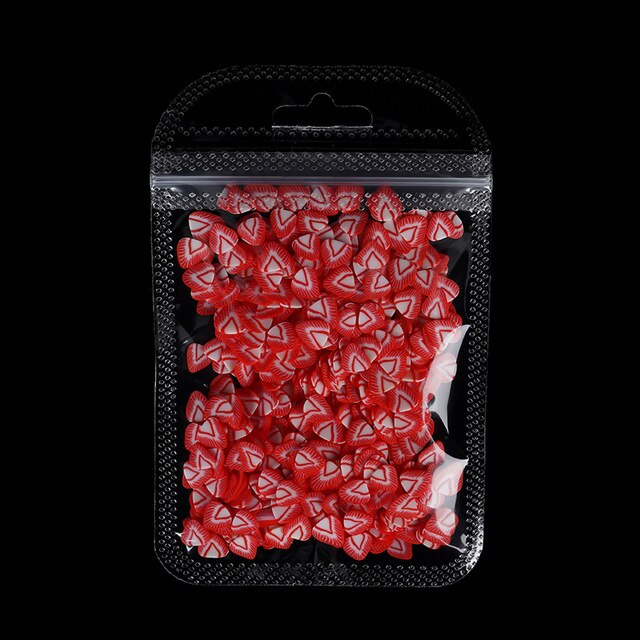 Nail Art Deco Fruit Slices Filler For Nail Art Slime Fruit Addition For Charm Slime Accessories Supplies Decoration Toy