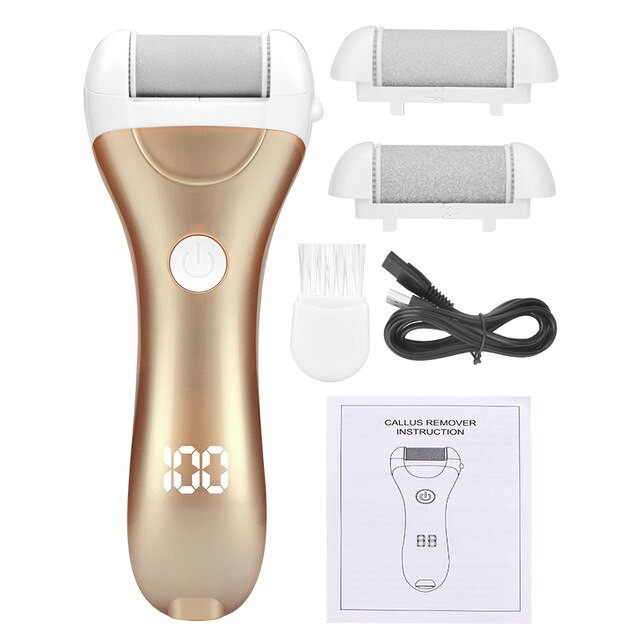 New USB Charged Electric Foot File for Heels Grinding Pedicure Tools Professional Foot Care Tool Dead Hard Skin Callus Remover