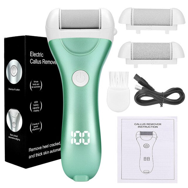 New USB Charged Electric Foot File for Heels Grinding Pedicure Tools Professional Foot Care Tool Dead Hard Skin Callus Remover