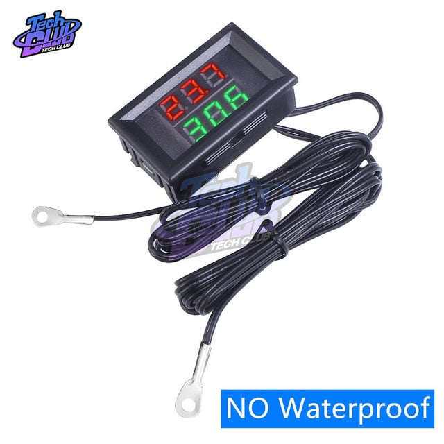 DC 8-18V IPX6 Waterproof Digital Voltmeter 12V Car Boat Motorcycle 0.56inch LED Display Volt Voltage Meter Mini Tester Panel
