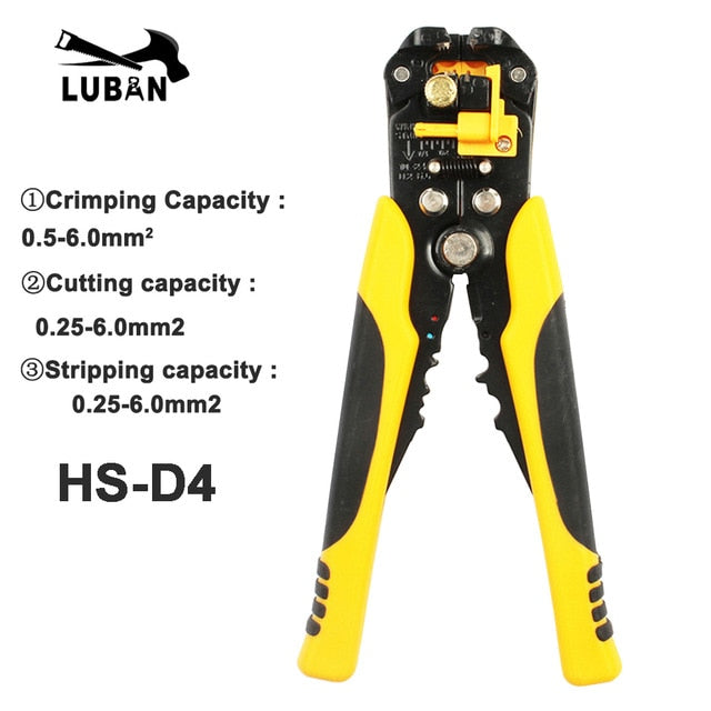 HSC8 6-6B HSC8 6-6A SELF-ADJUSTABLE CRIMPING PLIER 0.25-6mm terminals crimping tools multi TOP BRAND HSC8 6-6 23-10AWG