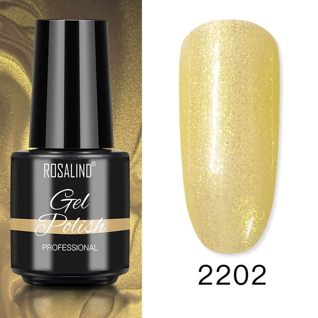 ROSALIND Nail Polish Red Nude Series Polish All For Manicure Nails Art Semi Permanent Gel UV LED Soff Off Hybrid Varnishes