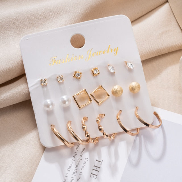X&P New Bohemian Tassel Earrings Vintage Long Earrings For Women statement Acrylic Fashion Geometry Earrings 2021 Trend Jewelry